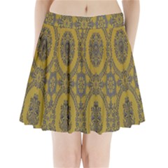 Tapestry Pleated Mini Skirt by nateshop