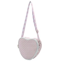 Little Clouds Pattern Pink Heart Shoulder Bag by ConteMonfrey