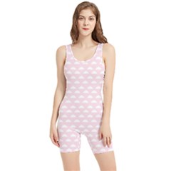 Little Clouds Pattern Pink Women s Wrestling Singlet by ConteMonfrey