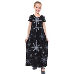 The Most Beautiful Stars Kids  Short Sleeve Maxi Dress by ConteMonfrey