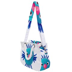 Fantasy 3d Bird Illustration 2 Rope Handles Shoulder Strap Bag by dflcprintsclothing