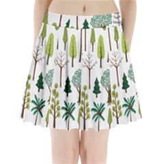 Chrismas Tree Greeen  Pleated Mini Skirt by nateshop