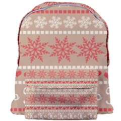 Christmas-pattern-background Giant Full Print Backpack by nateshop