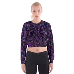 Christmasstars-001 Cropped Sweatshirt