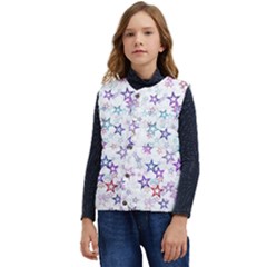 Christmasstars-003 Kid s Short Button Up Puffer Vest	 by nateshop