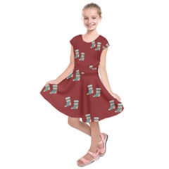 Christmas-stockings Kids  Short Sleeve Dress by nateshop