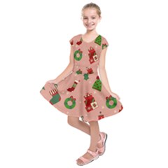 Gifts-christmas-stockings Kids  Short Sleeve Dress by nateshop