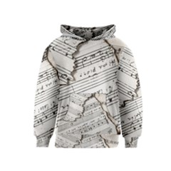 Music Notes Note Music Melody Sound Pattern Kids  Pullover Hoodie by Ravend