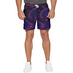 Fractal Mandelbrot Abstract Background Pattern Men s Runner Shorts