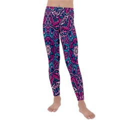 Good Vibes Brain Kids  Lightweight Velour Leggings by ConteMonfrey