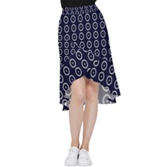 Sharp Circles Frill Hi Low Chiffon Skirt by ConteMonfrey