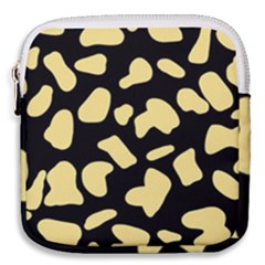 Cow Yellow Black Mini Square Pouch by ConteMonfrey