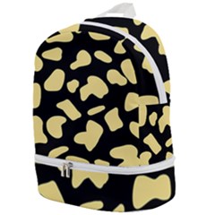 Cow Yellow Black Zip Bottom Backpack