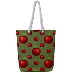 Apples Full Print Rope Handle Tote (small) by nateshop