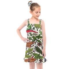 Background-033 Kids  Overall Dress