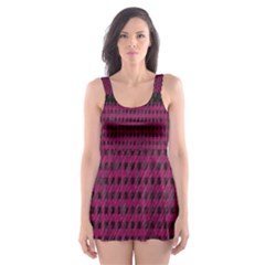 Background-044 Skater Dress Swimsuit