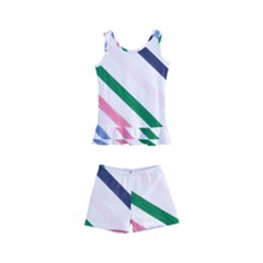 Background-055 Kids  Boyleg Swimsuit by nateshop