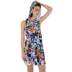 Cliparts Racer Back Hoodie Dress by nateshop