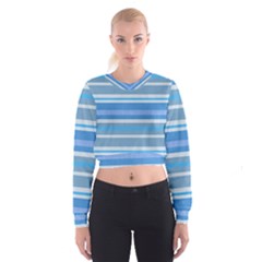 Cotton Cropped Sweatshirt by nateshop