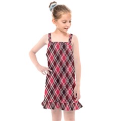 Geometric Kids  Overall Dress