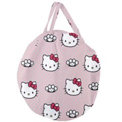 Hello Kitty Giant Round Zipper Tote by nateshop