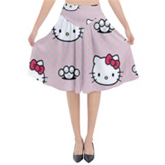 Hello Kitty Flared Midi Skirt by nateshop