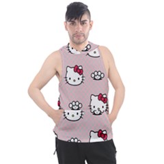 Hello Kitty Men s Sleeveless Hoodie by nateshop