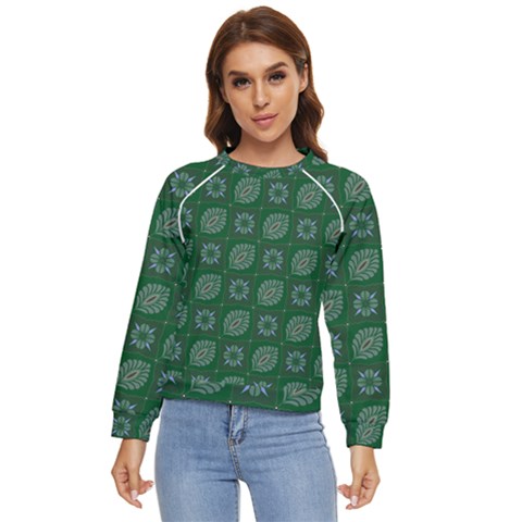 Batik-05 Women s Long Sleeve Raglan Tee by nateshop