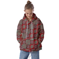 Batik-tradisional-02 Kids  Oversized Hoodie