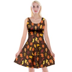 Thanksgiving Reversible Velvet Sleeveless Dress