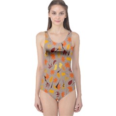 Thanksgiving-002 One Piece Swimsuit by nateshop