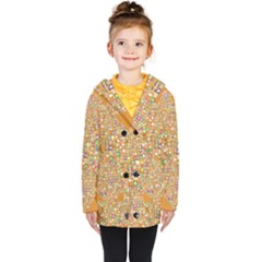 Calendar -1 Kids  Double Breasted Button Coat by nateshop