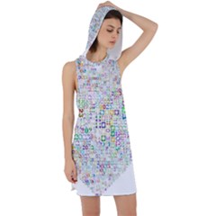 Calendar Racer Back Hoodie Dress by nateshop