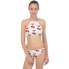 Cherries Racer Front Bikini Set by nateshop