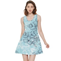 Flowers-25 Inside Out Reversible Sleeveless Dress