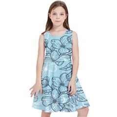 Flowers-25 Kids  Skater Dress