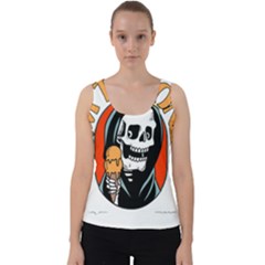 Halloween Velvet Tank Top by Sparkle