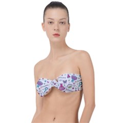 Princess Element Background Material Classic Bandeau Bikini Top 