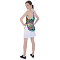 Brain Head Mind Man Silhouette Racer Back Mesh Tank Top View2