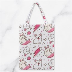 Cute-animals-seamless-pattern-kawaii-doodle-style Classic Tote Bag by Jancukart