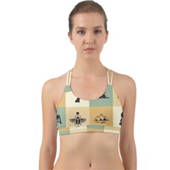 Egyptian-flat-style-icons Back Web Sports Bra