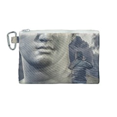 Men Taking Photos Of Greek Goddess Canvas Cosmetic Bag (medium) by dflcprintsclothing