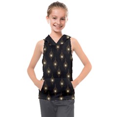 Light On Damask Kids  Sleeveless Hoodie by ConteMonfrey