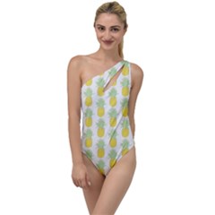 Pineapple Glitter To One Side Swimsuit by ConteMonfrey