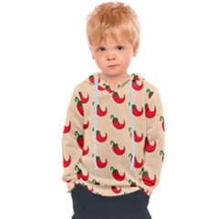 Small Mini Peppers Pink Kids  Overhead Hoodie by ConteMonfrey