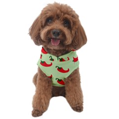 Small Mini Peppers Green Dog Sweater by ConteMonfrey