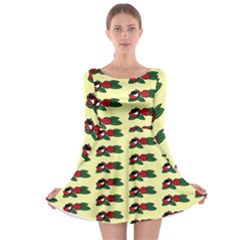 Guarana Fruit Clean Long Sleeve Skater Dress by ConteMonfrey