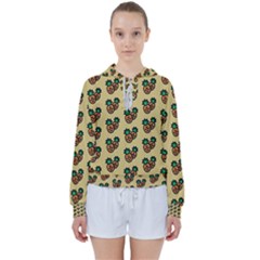 Pastel Pineapple Women s Tie Up Sweat by ConteMonfrey