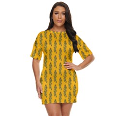 Yellow Lemon Branches Garda Just Threw It On Dress by ConteMonfrey