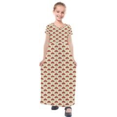 Under My Little Umbrella Kids  Short Sleeve Maxi Dress by ConteMonfrey